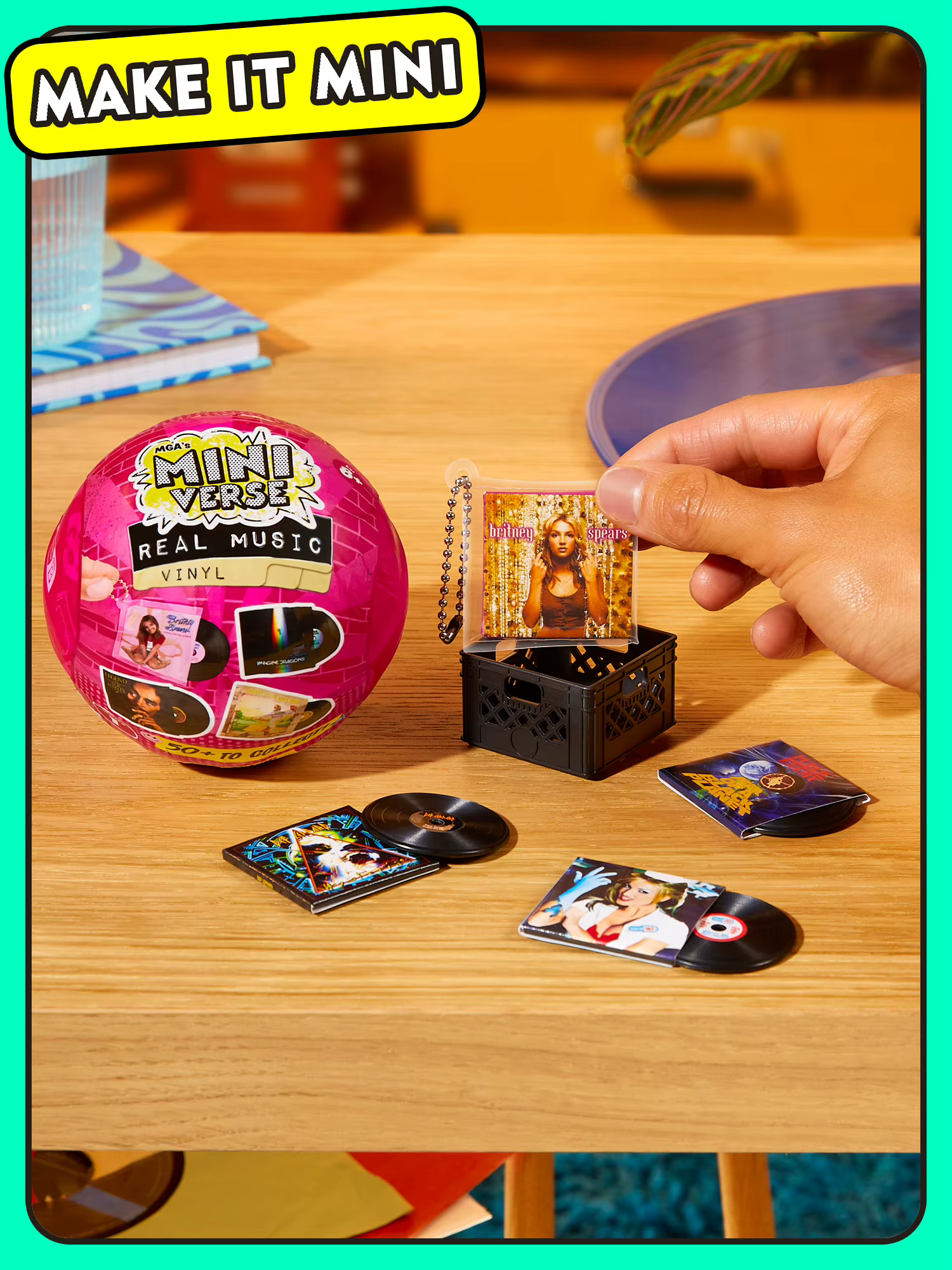 MINI VERSE : Vinyles musicaux réels : Mini-jouets DIY