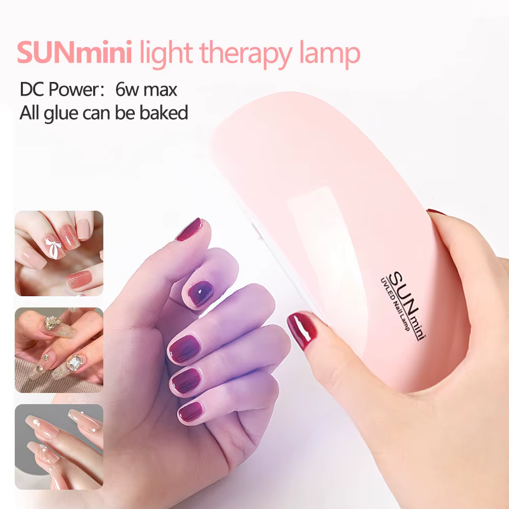 LINMANDA Mini lumière LED lampe de guérison Flash à durcissement rapide Interface USB conception pliante manucure personnelle utilisation de voyage à domicile lumière UV