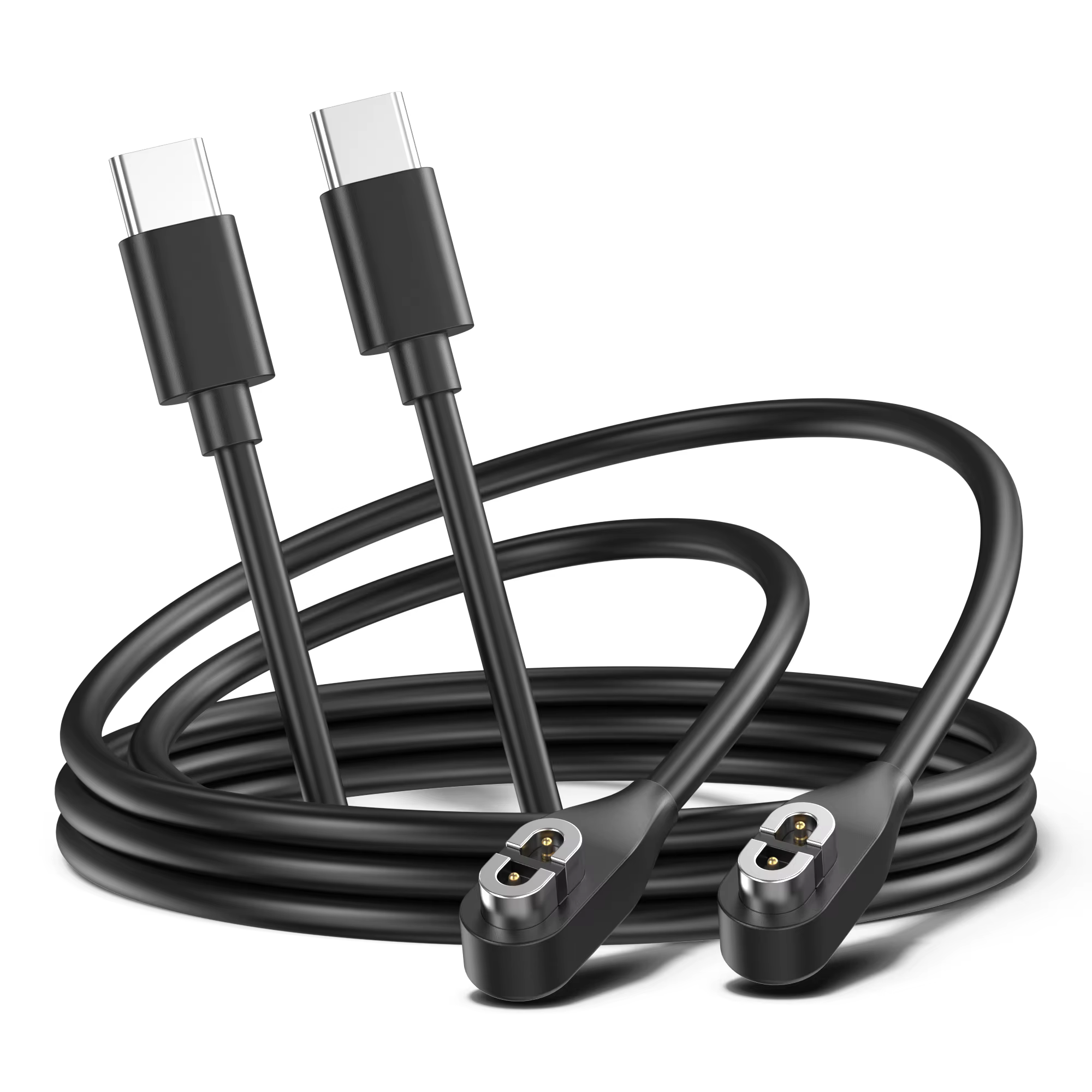 Câble de chargement USB type-c 100cm/60cm, pour SHOKZ OpenRun Mini Pro, chargeur magnétique pour casque After Shokz AS800/OpenComm ASC100SG