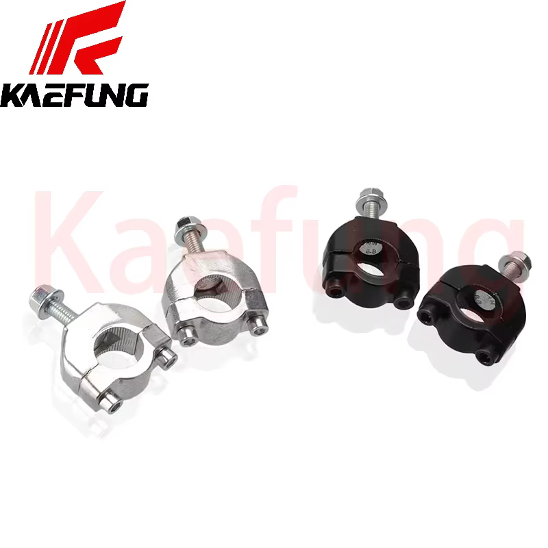Mini-poignée de guidon de moto réglable de 7/8 pouces (22 mm) avec collier de fixation pour mini-motos tout-terrain 2 temps 47cc 49cc