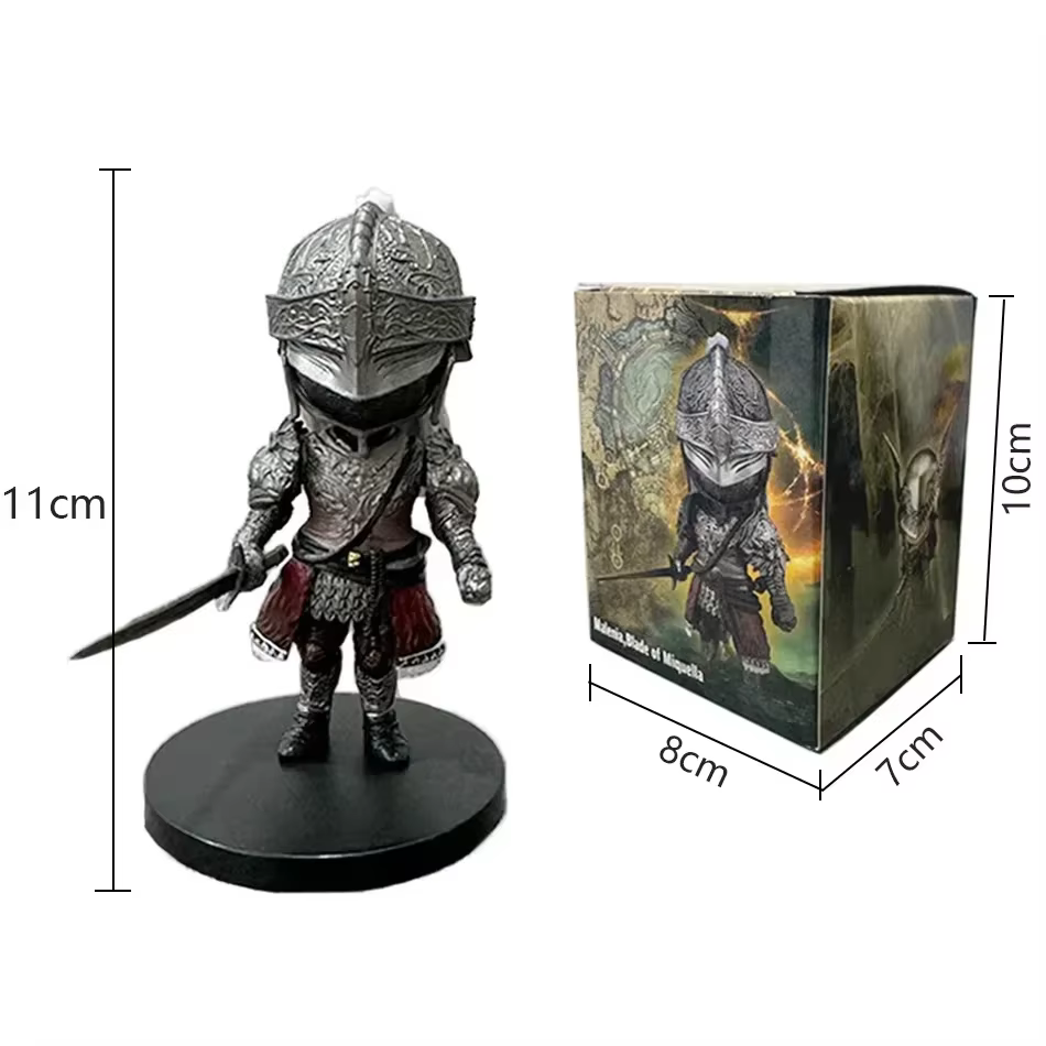 Mini figurine de personnage d'anime Q, Guerre des Loups, Fantôme Mei Linna, modèle en PVC, collection décorative, ornements magiques Lani, cadeaux