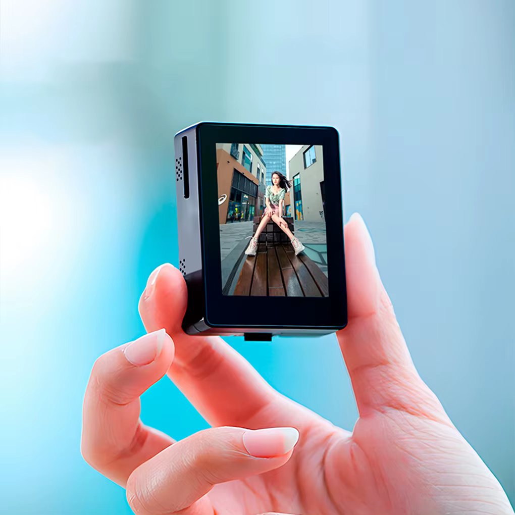 Mini écran portable pour selfie de smartphone, affichage pour caméra arrière de téléphone, moniteur sans fil pour selfie, vlog et diffusion en direct pour iPhone et téléphone Android