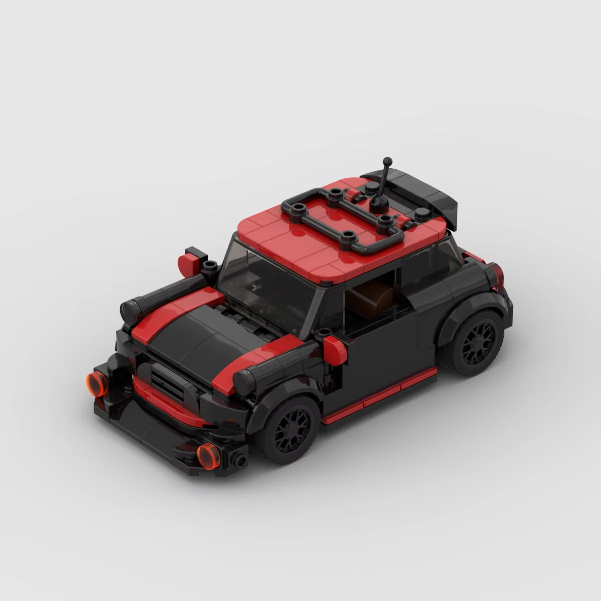 Série MOC Speed MINI 291 pièces JCW Racing Racer Blocs de construction Briques Jouets créatifs Garage pour garçons Cadeaux