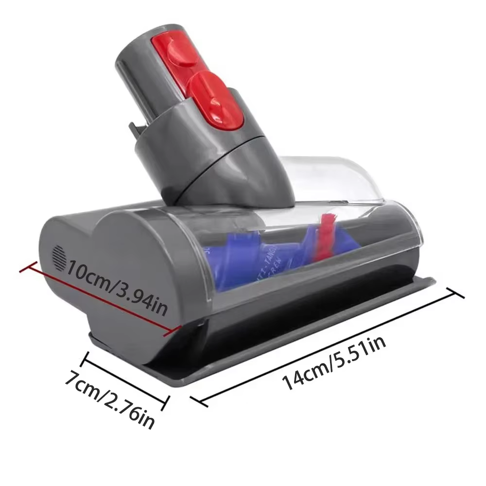 Tête de brosse à dépoussiérer électrique sous vide, accessoire pour Dyson V7 V8 V10 V11 V15 pour canapés, lits et sièges de voiture
