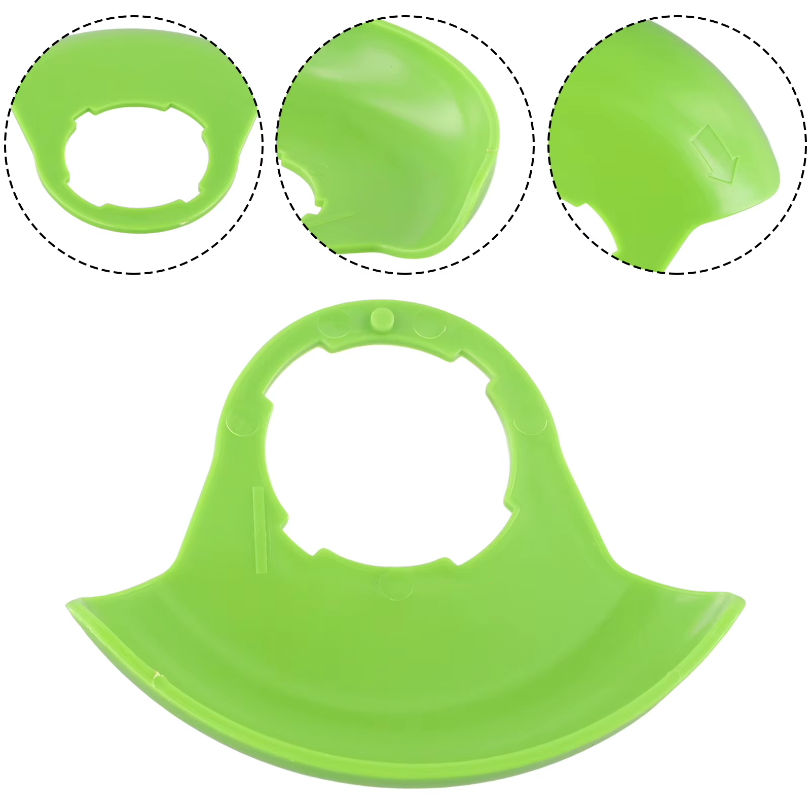 Accessoire de protection pour débroussailleuses de jardin, conception multi-angles pour une utilisation facile lors de la tonte et de la taille