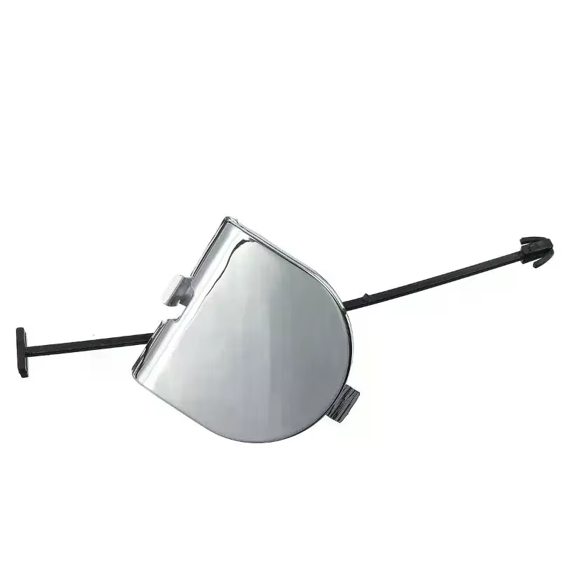 Crochet de remorquage pour pare-choc arrière de voiture, accessoires de bricolage, capuchon de couverture pour les yeux chromé pour Fiat 500 500C 2007 – 2012, 1 pièce