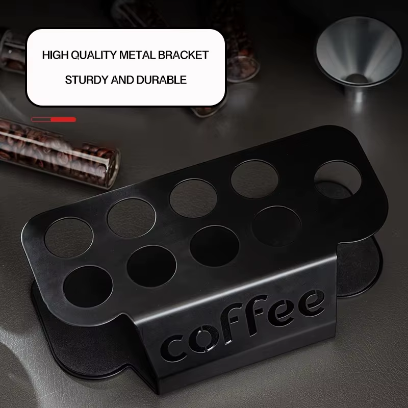 Lot de 8 tubes de conservation portables pour grains de café avec trémie, bocaux hermétiques pour la mise en bouteille et le stockage des grains de café, accessoires de café avec valve d'échappement,