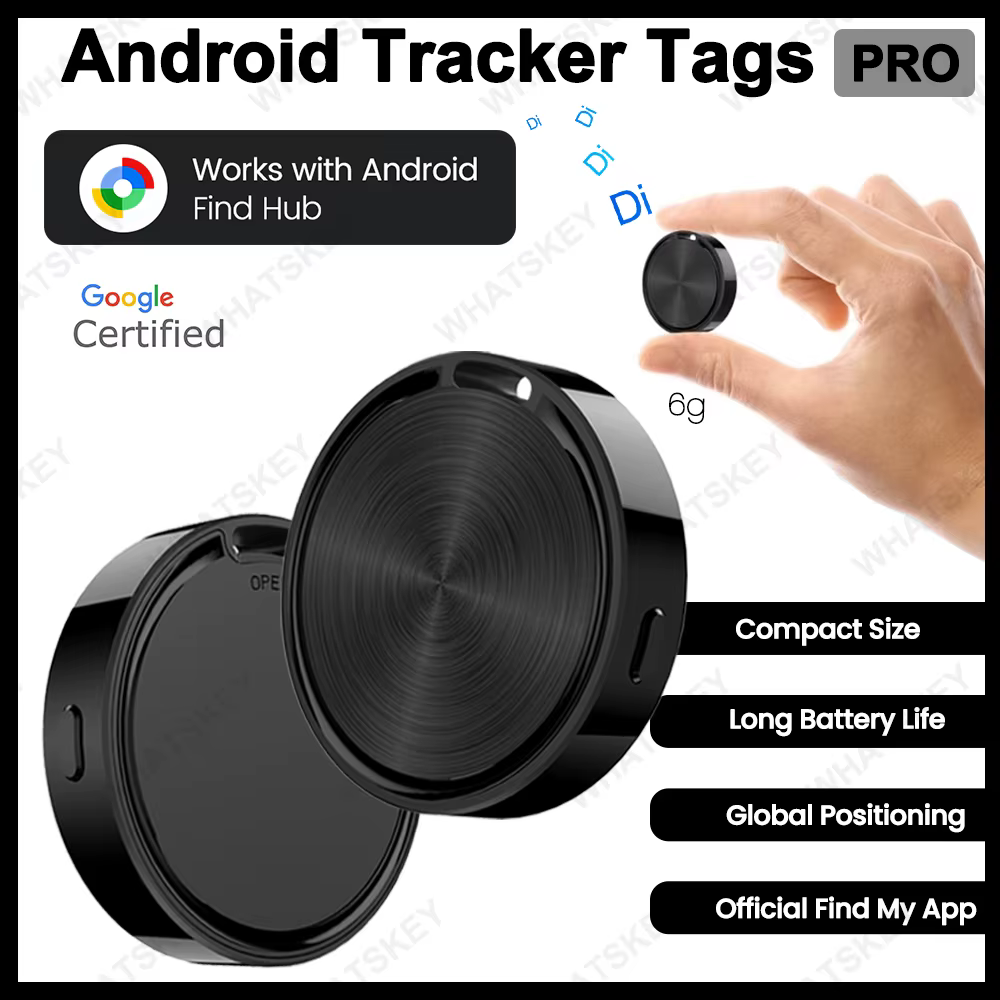 Traceur GPS Google Find My mini GPS Android, localisateur d'animaux de compagnie, mini traceur GPS, localisateur d'objets, dispositif Google