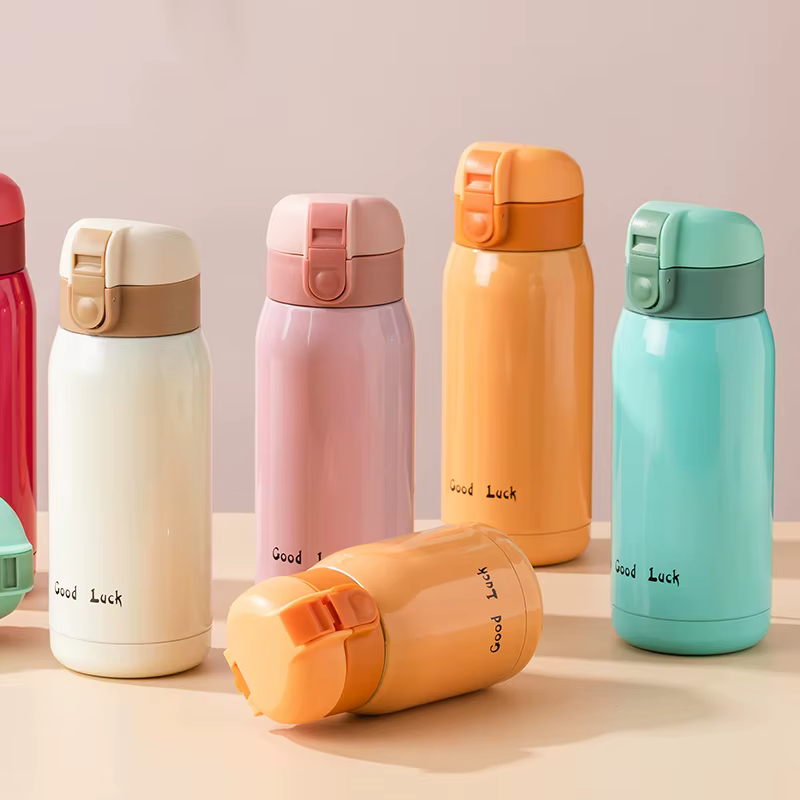 Mini tasse thermos en acier inoxydable, tasse à café thermique portable, bouteille d'eau thermos, tasse de poche pour enfants, gourde isotherme, tasse isolée