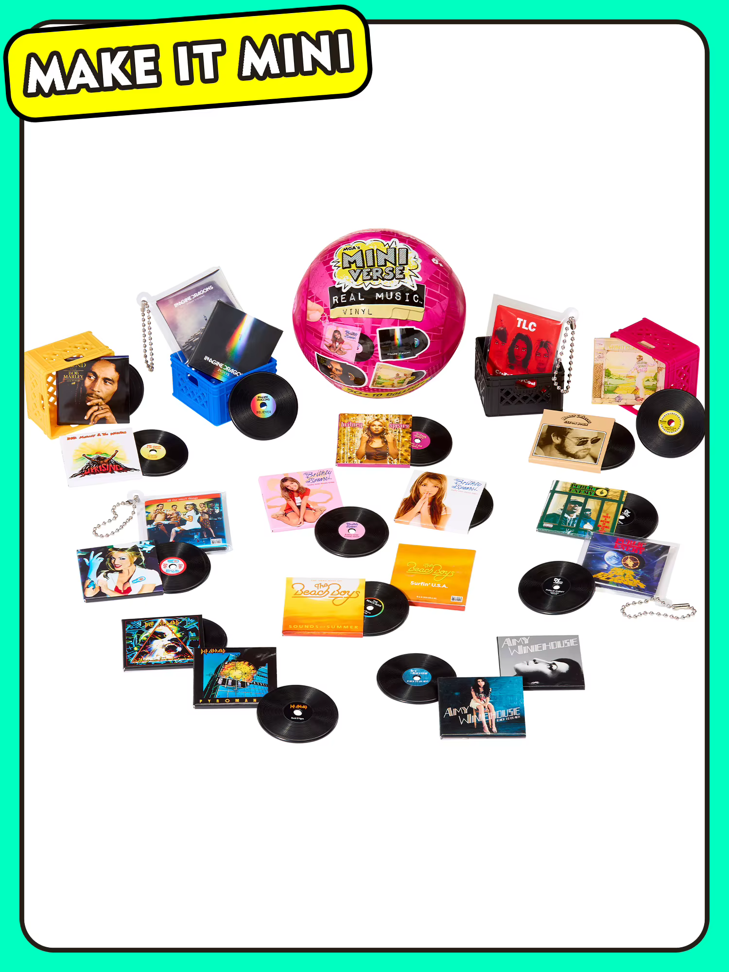 MINI VERSE : Vinyles musicaux réels : Mini-jouets DIY