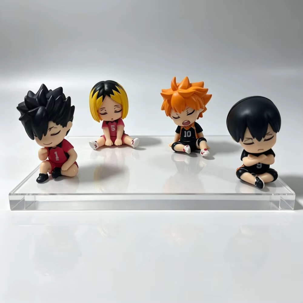 Figurine miniature Haikyuu en PVC, personnage d'anime, décoration de bureau, décoration de voiture, objet de collection, cadeau pour les fans d'anime.