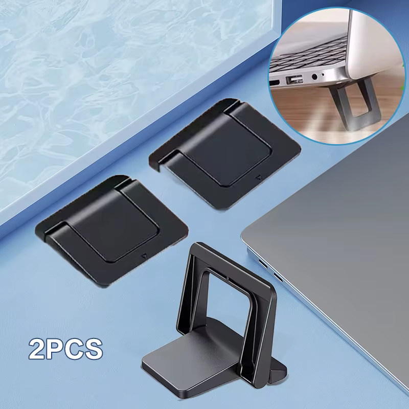 Mini Support d'ordinateur Portable pliable et réglable, Support Portable Ultra-fin pour Support de refroidissement, Support de clavier