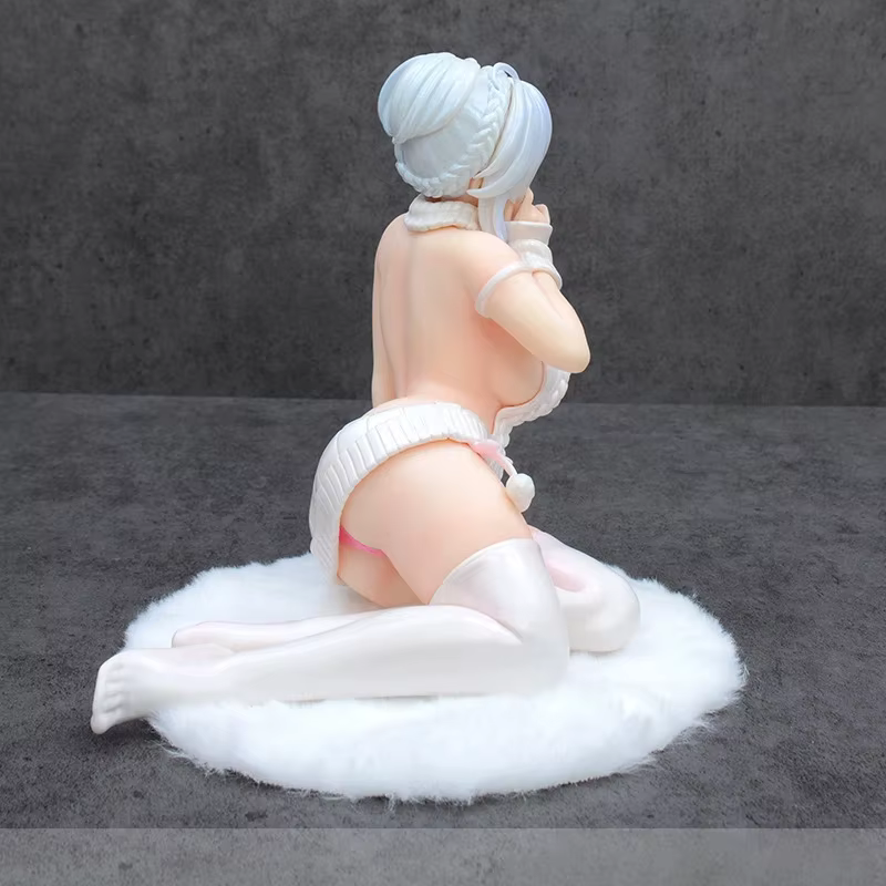 Figurine de fille anime Mengdi Yukino Shinfuyu, assise à genoux, modèle de collection en PVC, en boîte, décoration de bureau pour collectionneurs adultes