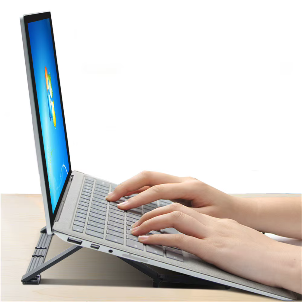 Mini Support Portable en plastique pour ordinateur Portable, Support de bureau pour ordinateur Portable, clavier, pour Macbook Air Pro, Dell, HP