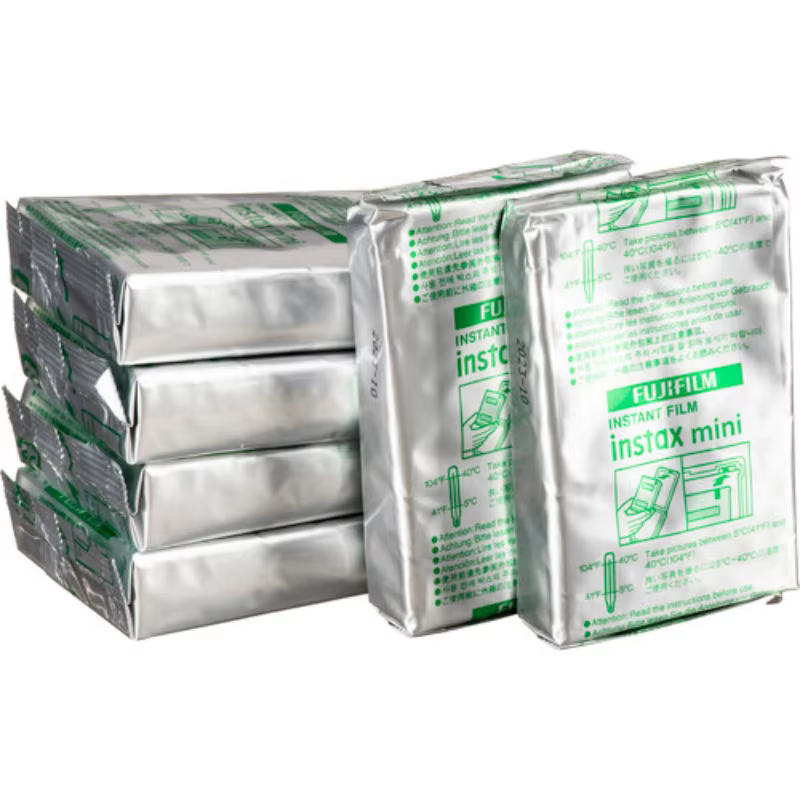 En stock : Film Fujifilm Instax Mini avec bord blanc, 50/60 feuilles, compatible avec les appareils photo instantanés Instax Mini 12, 11, 9, 8, 7s, 70, 90, EVO, LINk, LiPlay