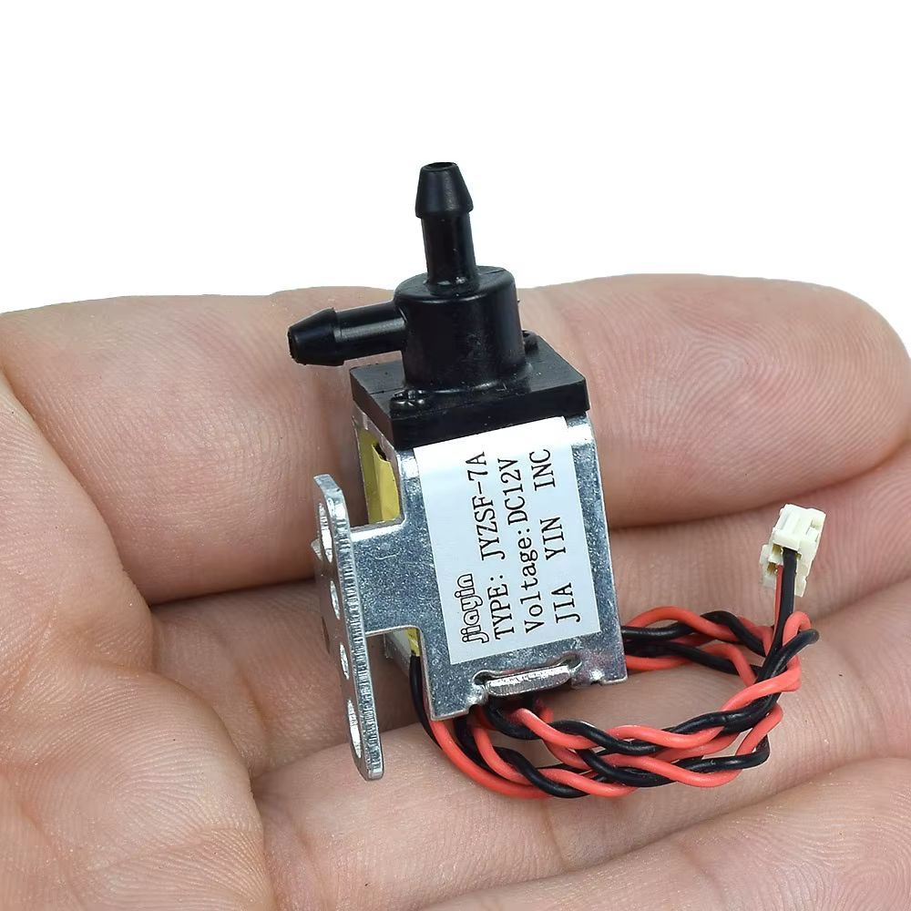 Micro électrovanne électrique DC 12V, 2 voies, Mini vanne d'air et d'eau normalement ouverte, vanne de contrôle du débit d'eau, de gaz, Robot balayeuse à monter soi-même
