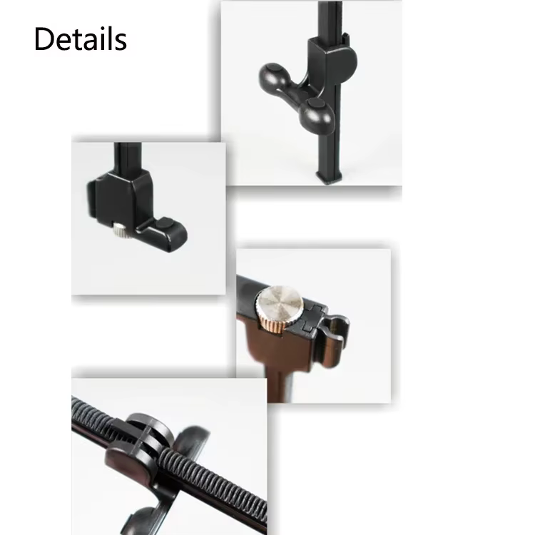 Clip de Microphone pour Instrument de musique, mandoline, violon, violoncelle, support de guitare en bois, pince de support de montage sur rack