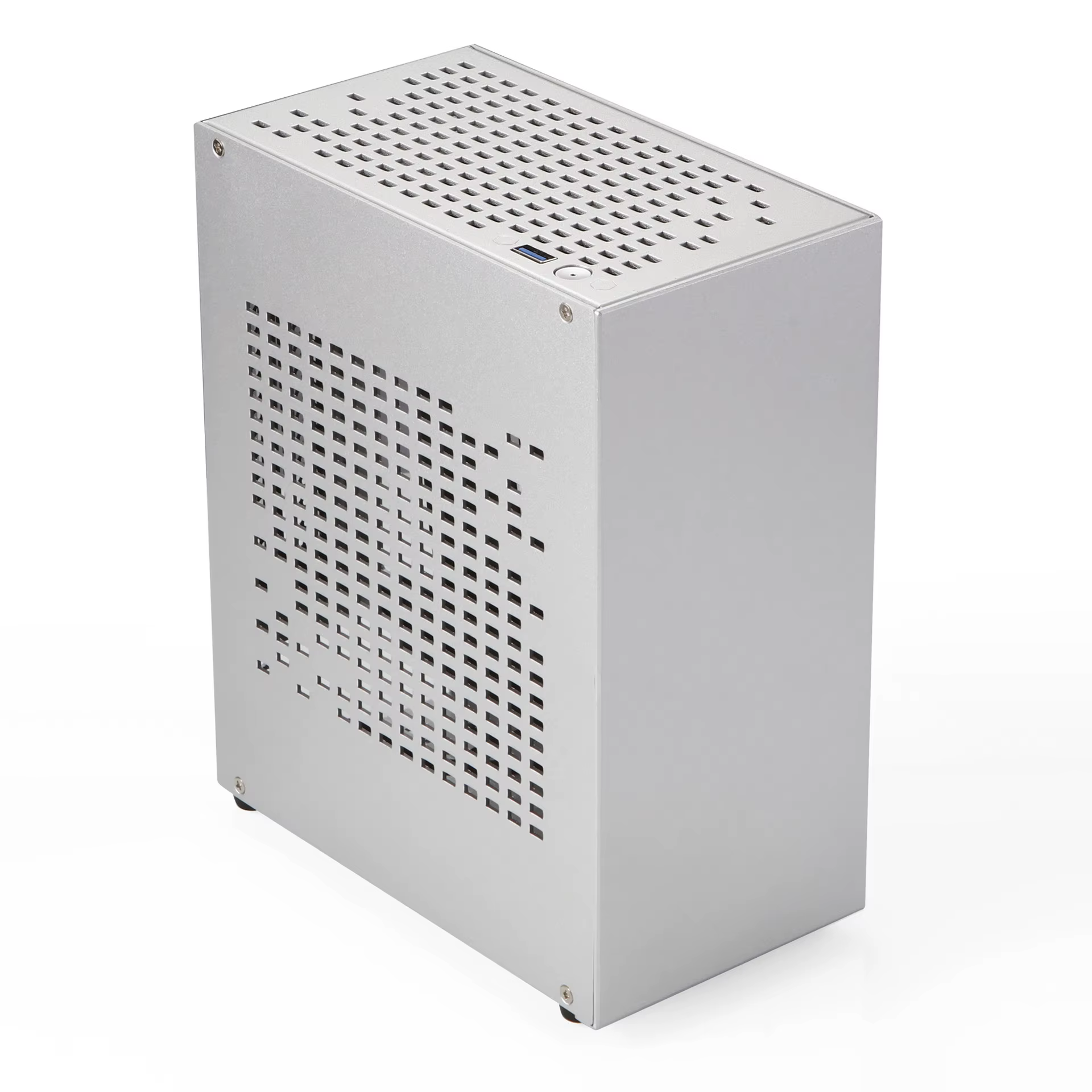 Étui de bureau MINI ITX étui en aluminium Mini-ITX sac à dos de bureau étui d'ordinateur Compatible avec Mini carte graphique