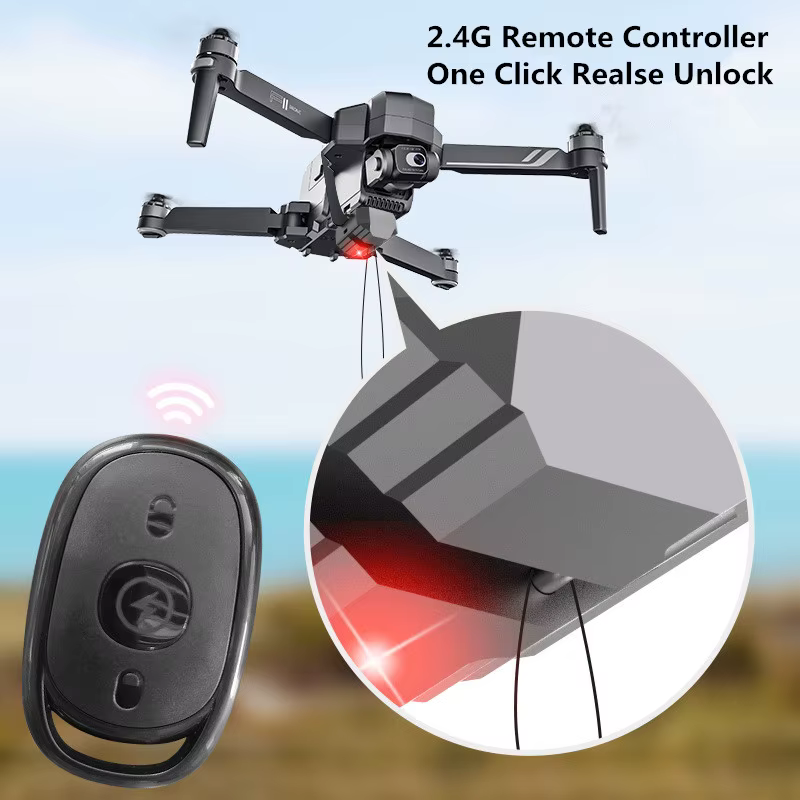 Système de Drone Airdrop pour DJI Mini 3 Pro/Mini 3/Mini 2 SE/Mavic 2/2S /Phantom 3 4/4 Pro, pour scène de mariage, sauvetage d'appâts de pêche