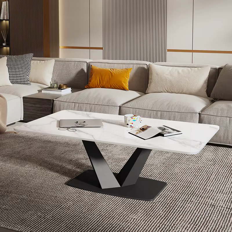 Table basse moderne minimaliste, Unique, luxe, mince, pour salon, design Premium, accessoires De maison