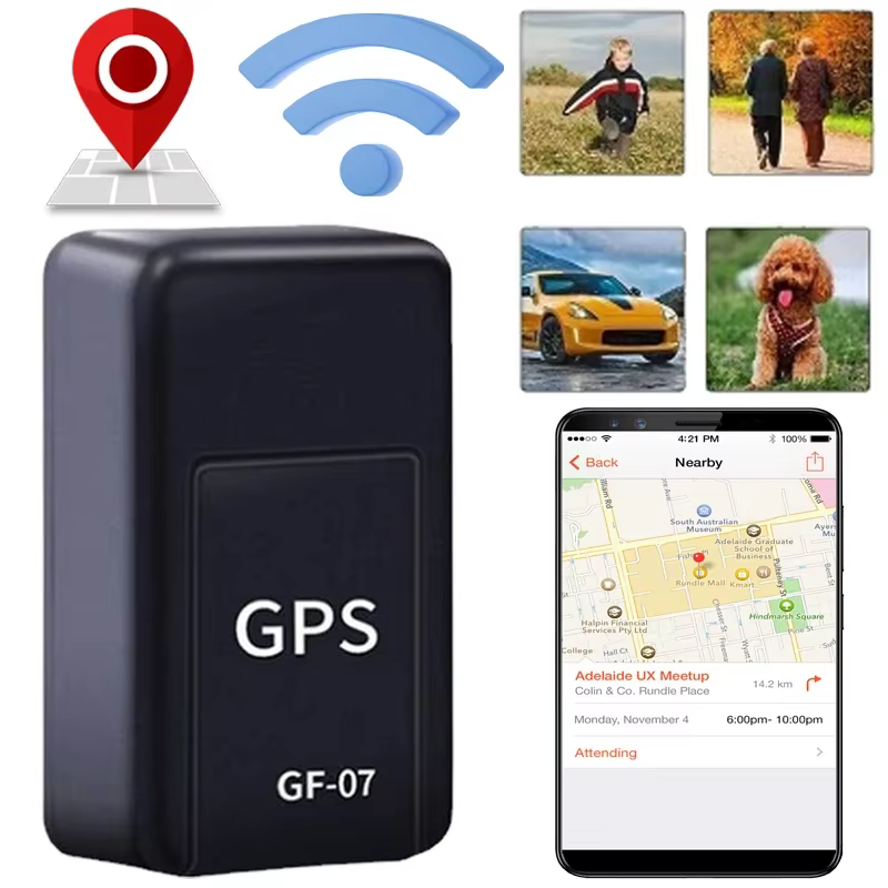 Mini localisateur GPS de véhicule GF07, dispositif de suivi GPS de voiture, traceur GPS magnétique, dispositif Anti-perte pour animal de compagnie, enfant, ancien, emplacement du portefeuille