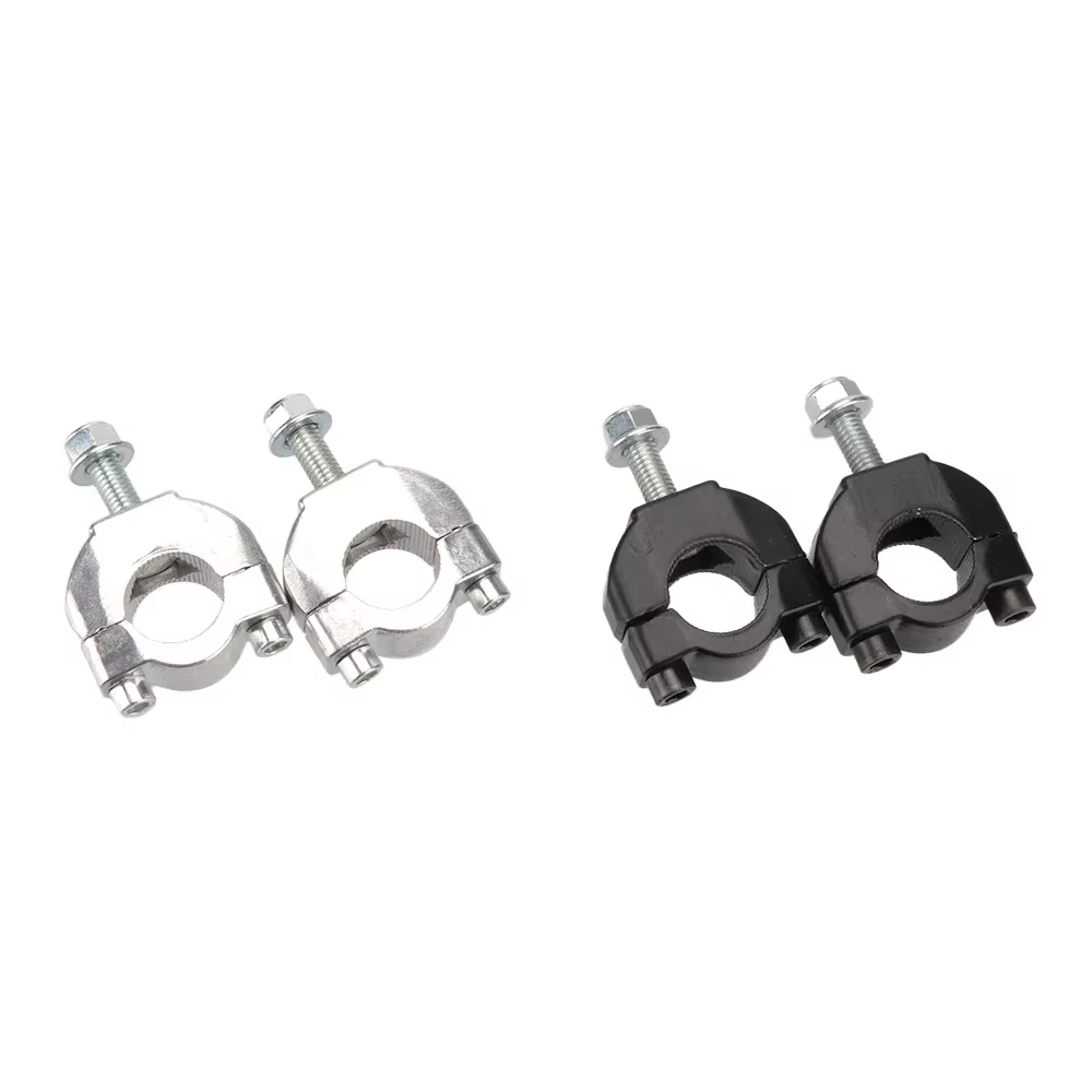 Mini-poignée de guidon de moto réglable de 7/8 pouces (22 mm) avec collier de fixation pour mini-motos tout-terrain 2 temps 47cc 49cc