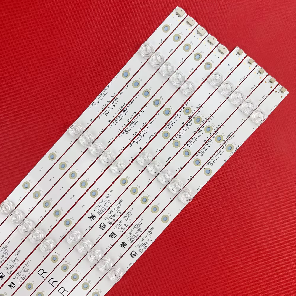 Bande de rétroéclairage LED pour téléviseur 55' 55PUS6754 LB-GM3030-GJ0D22555X10AN22-R 55pus7304/12 55pus6704/12 55PUS7394 55PUS7504/12 55PUS6814
