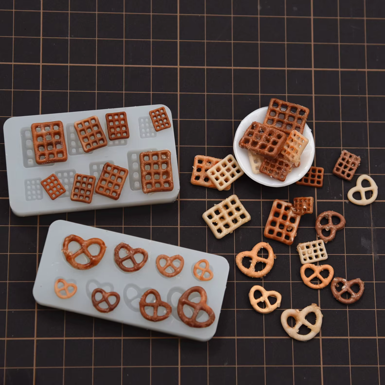 Moule de décoration de gâteaux en silicone, mini nœud mignon, pour argile polymère, pour chocolat, bonbons, Chi, pâte de gomme, outil