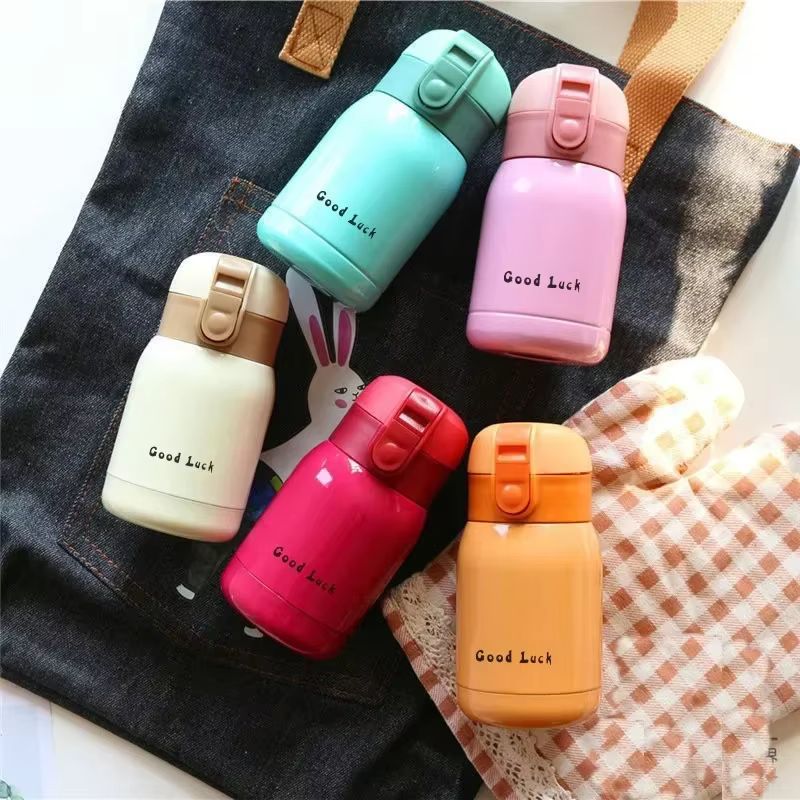 Mini tasse Thermos 200ml/360ml, tasse de poche, tasse à café thermique, flacon sous vide en acier inoxydable, bouteille d'eau chaude isolée, cadeau pour enfants