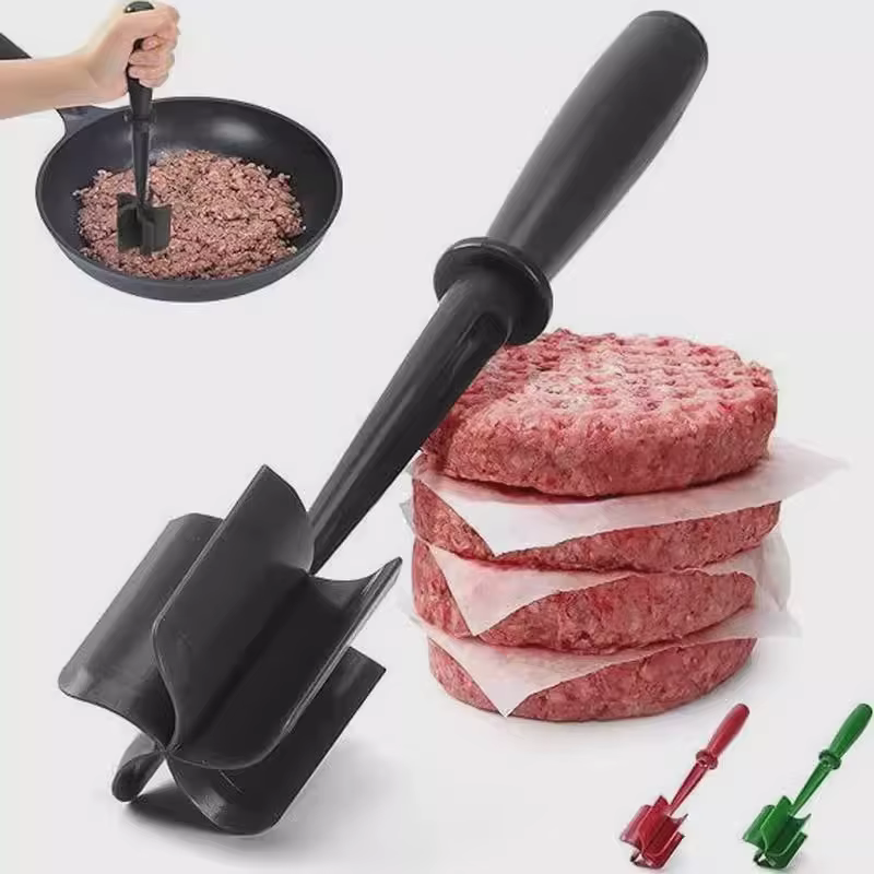 Hachoir à viande et mélangeur à main, sans effort, broyage du riz, hachage de la viande, outil de cuisine multifonctionnel