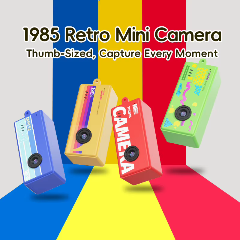 Mini caméra numérique 0,96 pouce, caméra miniature, caméra porte-clés, rétro, prend en charge les cartes mémoire, 1080p, très petite caméra vidéo, enregistreur vidéo