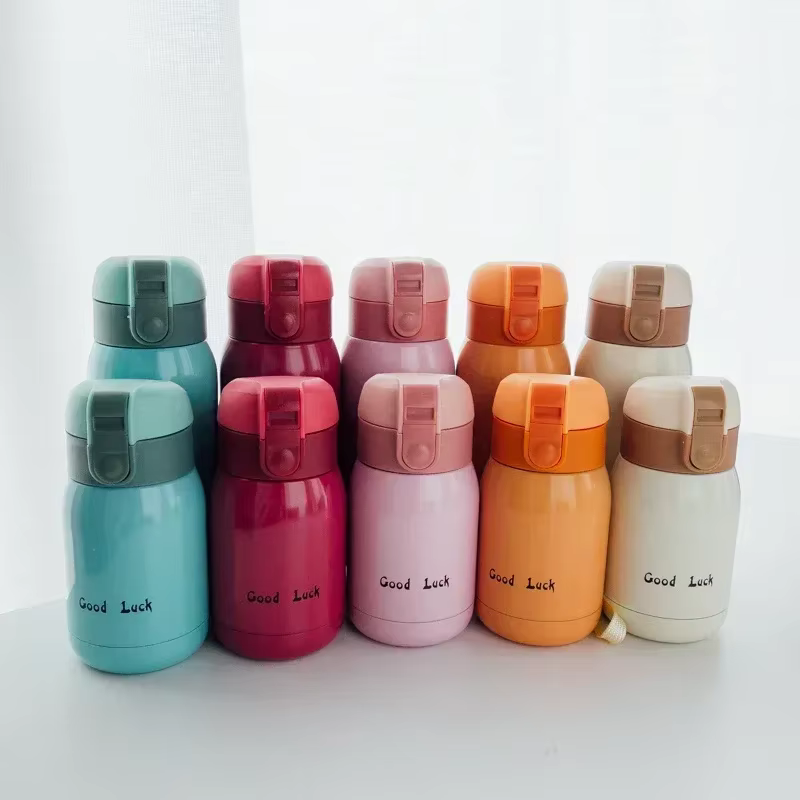 Mini tasse Thermos 200ml/360ml, tasse de poche, tasse à café thermique, flacon sous vide en acier inoxydable, bouteille d'eau chaude isolée, cadeau pour enfants