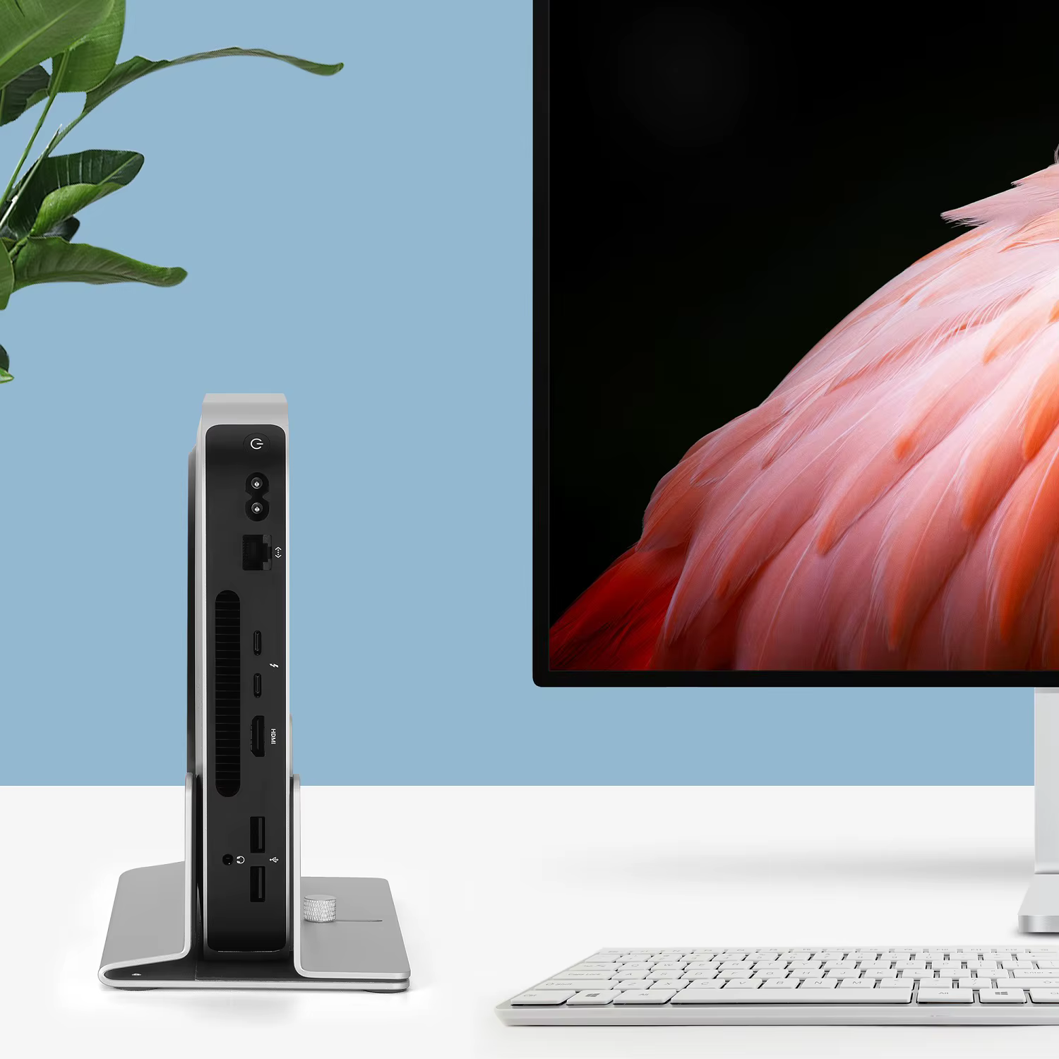Support pour Mac Mini, réglable sans outils, en aluminium, largeur réglable de 10 à 52 mm, compatible avec Mini M2 et tous les ordinateurs portables