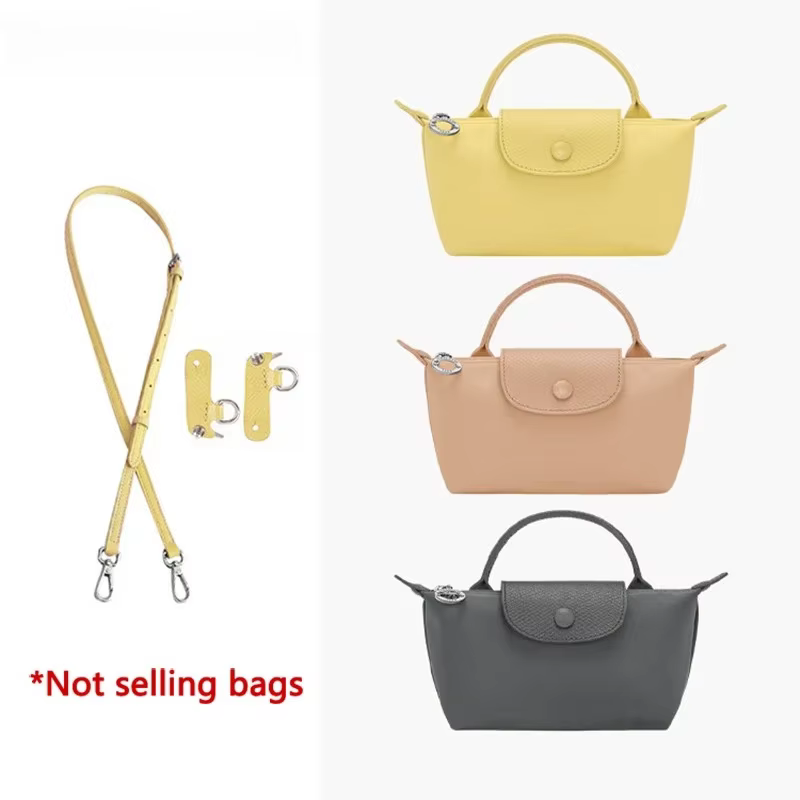 Nouvelle Sangle de Sac en Cuir 2026 pour Longchamp Mini Lime – Durable, Tendance, Sans Perçage, Accessoire de Sac Modifié