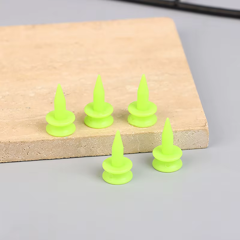 50 pièces/paquet tees de Golf professionnelles 25MM 0.98 'château vert golfeur accessoire t-shirts de Golf en plastique parfait pour teeing la balle