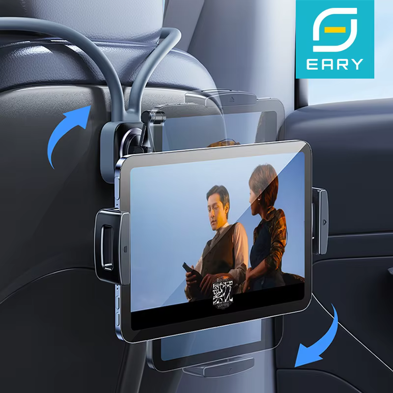 Eary pour support iPad, accessoires de voiture flexibles pour femmes et enfants, essentiels de voyage sur route, organisateur de siège arrière de voiture pour support de tablette
