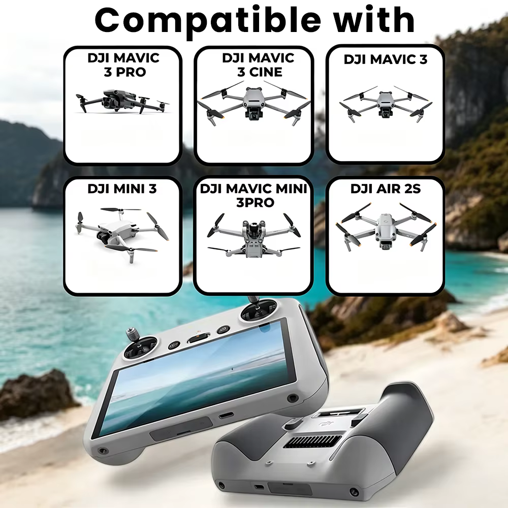 Télécommande DJI RC RM330 95% neuve avec écran FHD 5,5 pouces et batterie 4H pour les drones Mavic 3 Series, Mini 3 Pro, Air 2S - Accessoire