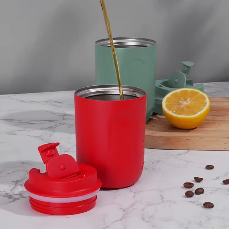 Mini bouteille Thermos tasse à café tasse en acier inoxydable thermique étanche flacon sous vide Double paroi gobelet isolé Travle Drinkware