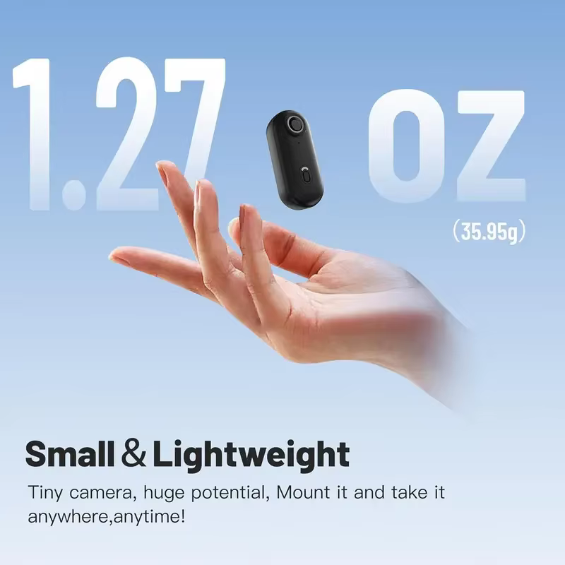 Mini caméra corporelle H88 Full HD WiFi pour casque, guidon de moto, sport et action, avec batterie intégrée