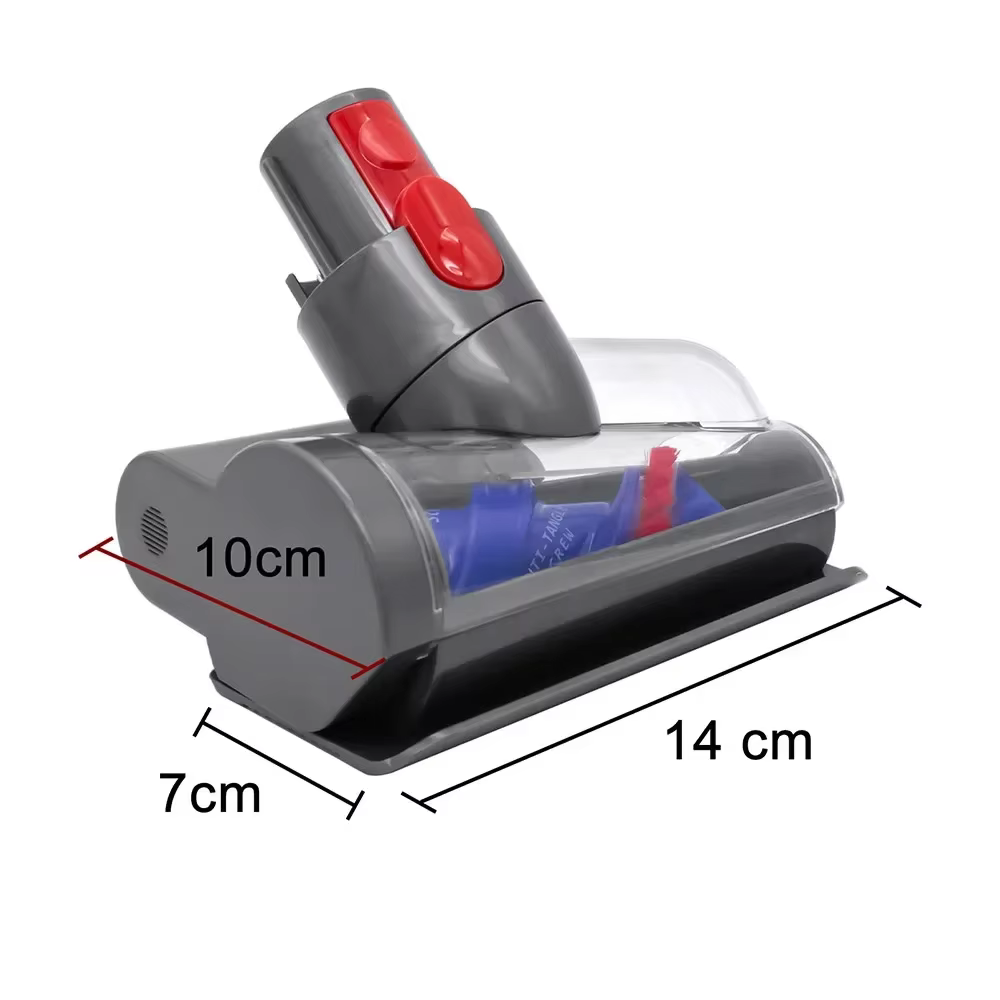 Tête de brosse à dépoussiérer électrique sous vide, accessoire pour Dyson V7 V8 V10 V11 V15 pour canapés, lits et sièges de voiture