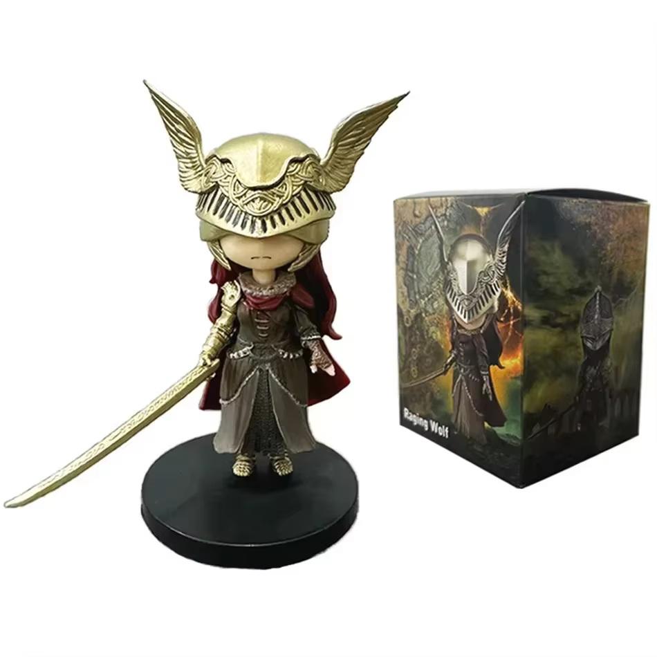 Mini figurine de personnage d'anime Q, Guerre des Loups, Fantôme Mei Linna, modèle en PVC, collection décorative, ornements magiques Lani, cadeaux