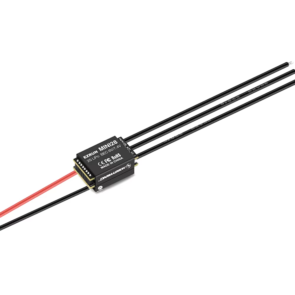 Combo HobbyWing EZRUN MINI28 30A ESC et EZRUN 1626SD 6500/5000/4000KV Moteur Brushless Sensored pour Voiture RC GL Racing/Drift 1:28