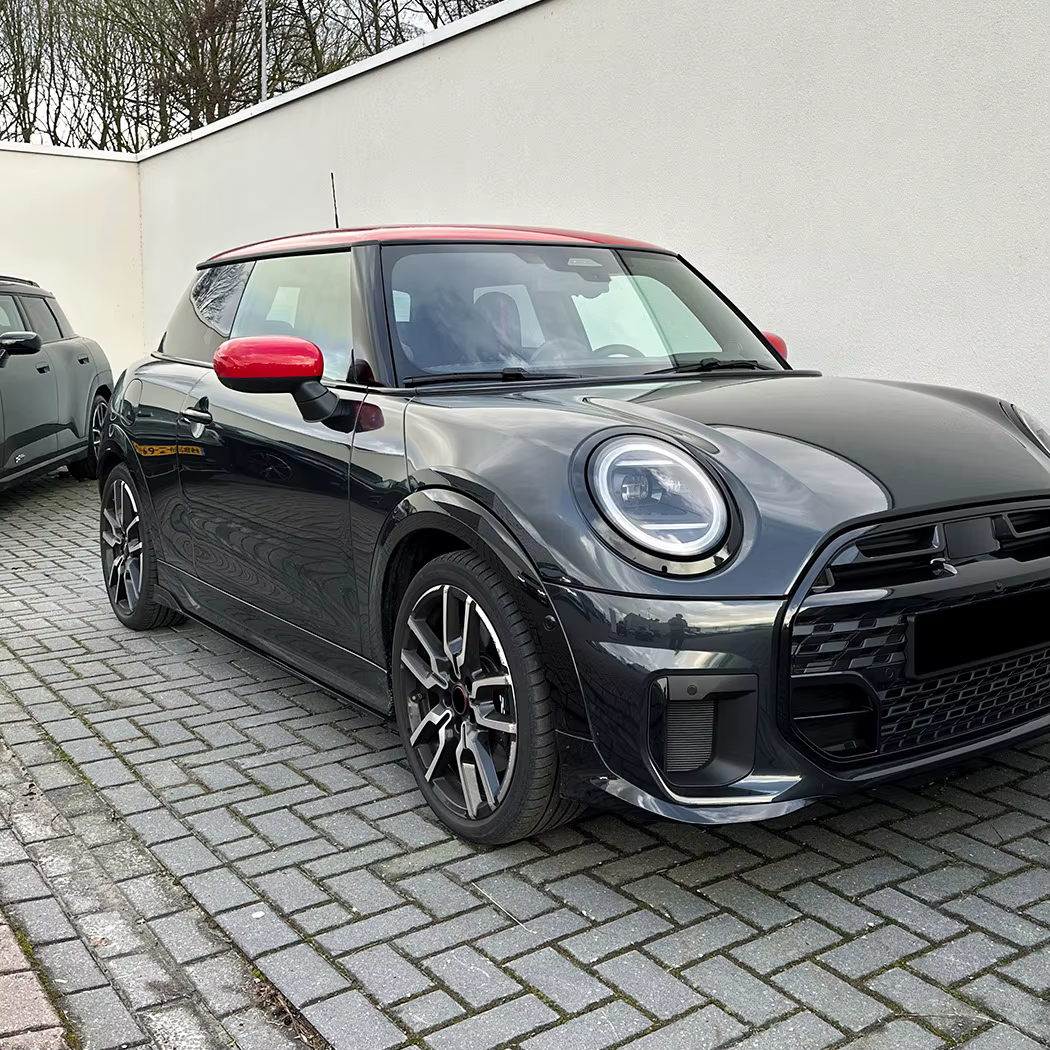 Pour BMW Mini Cooper JCW F66 F67 2024 + Spoiler de bas de caisse, petite modification d'habillage