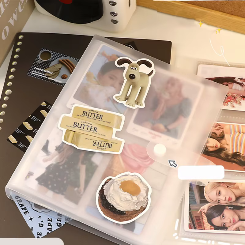 Album photo miniature 2Style de 3 pouces pour Polaroid, cartes postales, autocollants et broussailles de billets - Classeur transparent pour photocartes