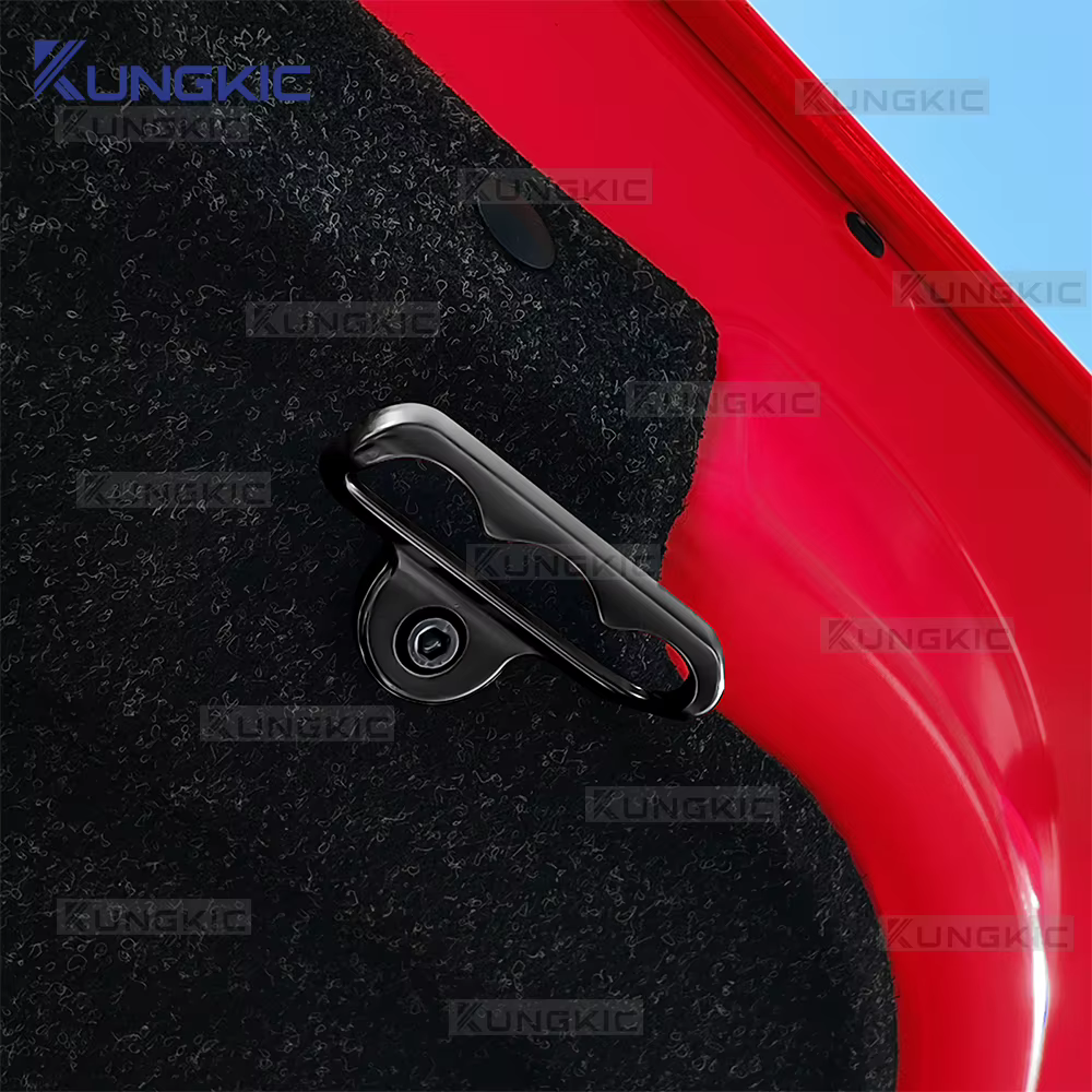 Accessoires extérieurs pour Fiat 500 2008-2024 Abarth 595 695,500E 2012 2013-2019, couvercle de poignée de coffre arrière en alliage d'aluminium