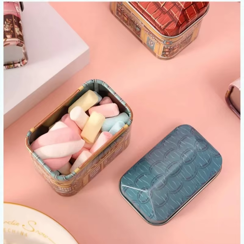 Boîte de rangement de sceau de petite maison pour enfants, 18 boîtes, mini magasin, design, objets de collection, bonbons, chocolat, récipient, petit emballage, cadeaux pour filles