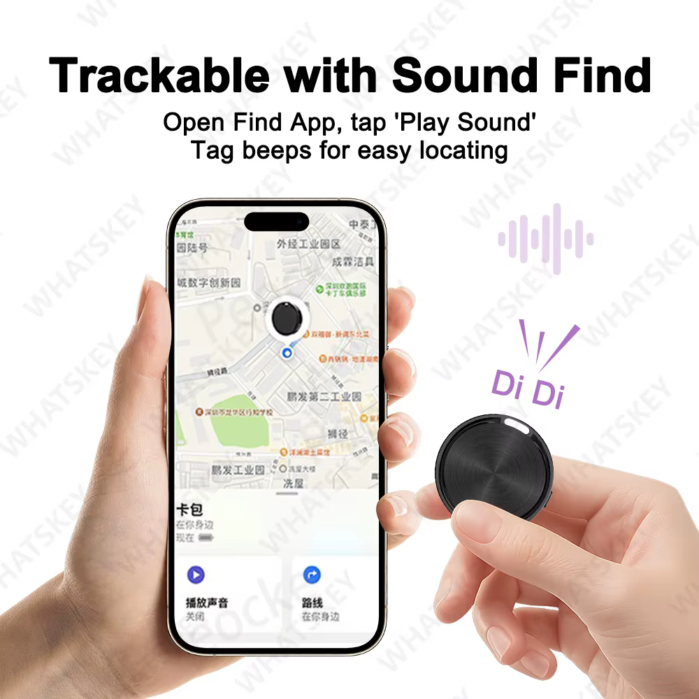 Traceur GPS Google Find My mini GPS Android, localisateur d'animaux de compagnie, mini traceur GPS, localisateur d'objets, dispositif Google