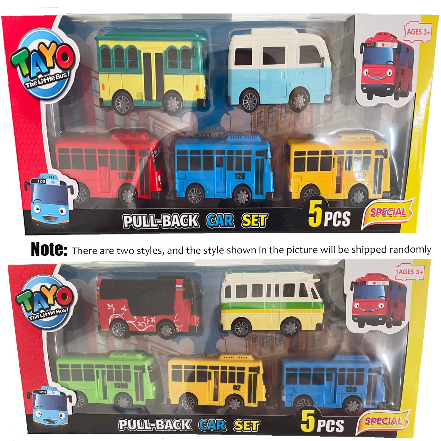 Bus miniatures pour enfants, cadeaux pour les plus petits, bus éducatifs, bus TAYO, mini bus à rétrofriction, petits jouets