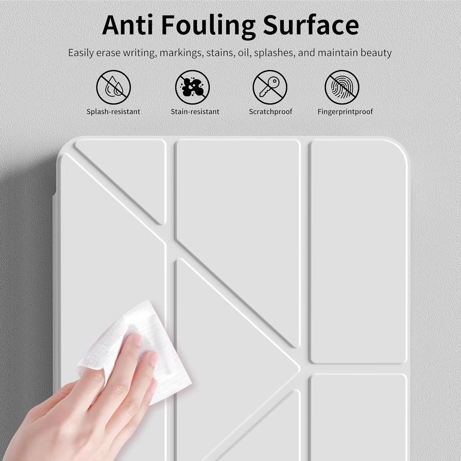 Étui pour iPad 5e 6e 7e 8e 9e 10e 11e Air 4 5 6 7 Mini 6 7 étui avec porte-crayons, Angles multiples support pliable en forme de Y Co