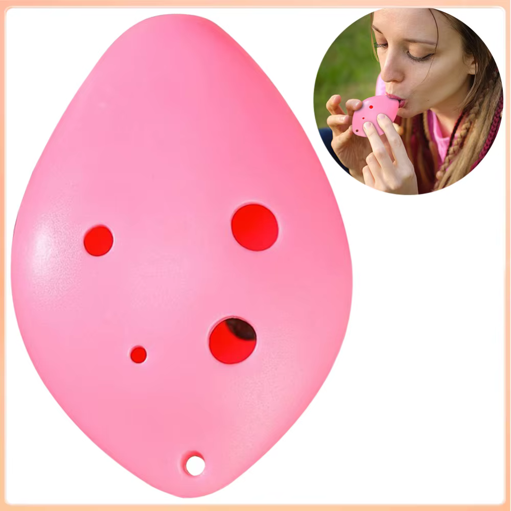 Ocarina, instrument de musique avec livre de chansons, flûte à bec long avec cordon de cou, petit instrument à vent professionnel